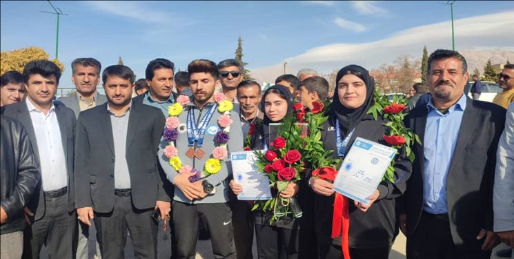 تقوایی، منصوری و رحیمی؛ سه مدال و یک استقبال پرشور در یاسوج
